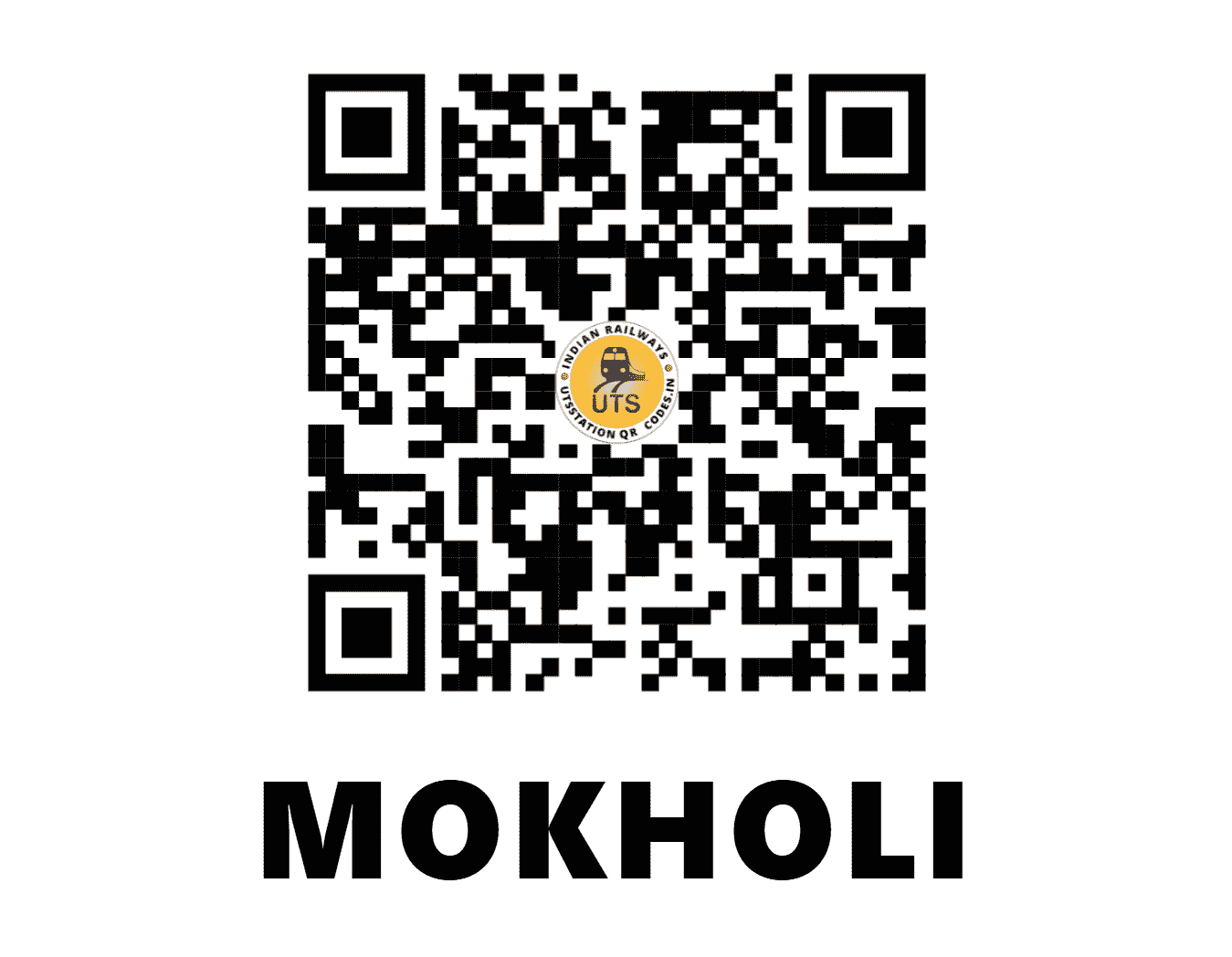 UTS QR Code for MOKHOLI - MXL (WC - RAJASTHAN)