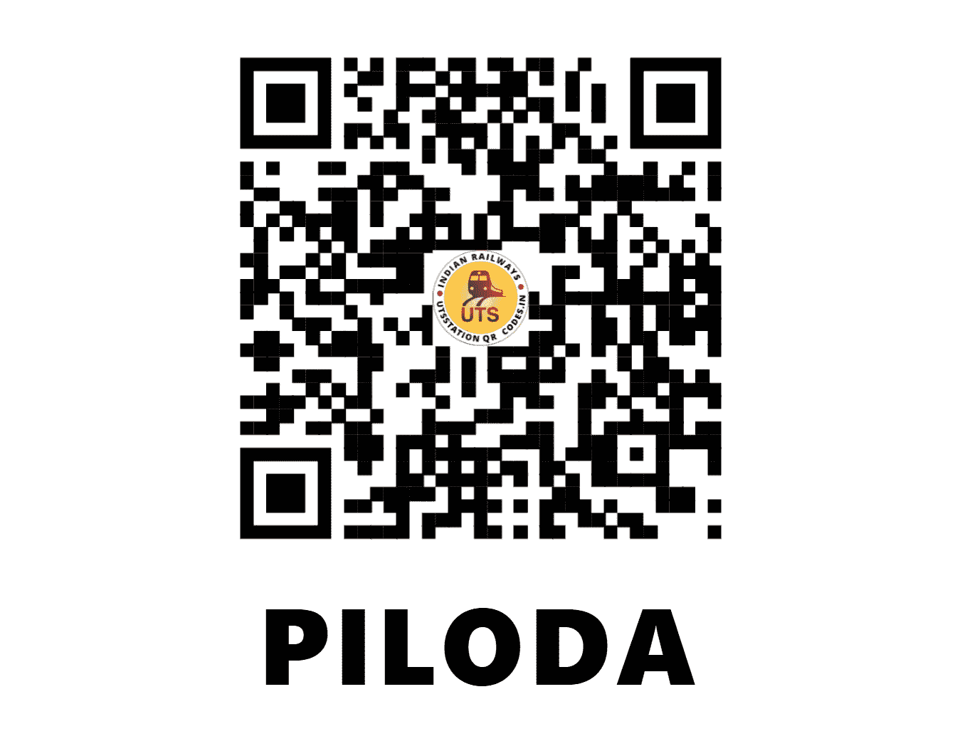 UTS QR Code for PILODA - PDZ (WC - RAJASTHAN)