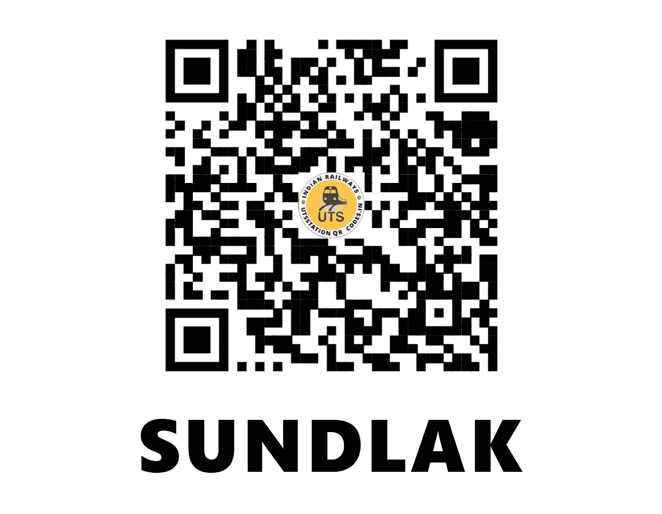 UTS QR Code for SUNDLAK - SDLK (WC - RAJASTHAN)