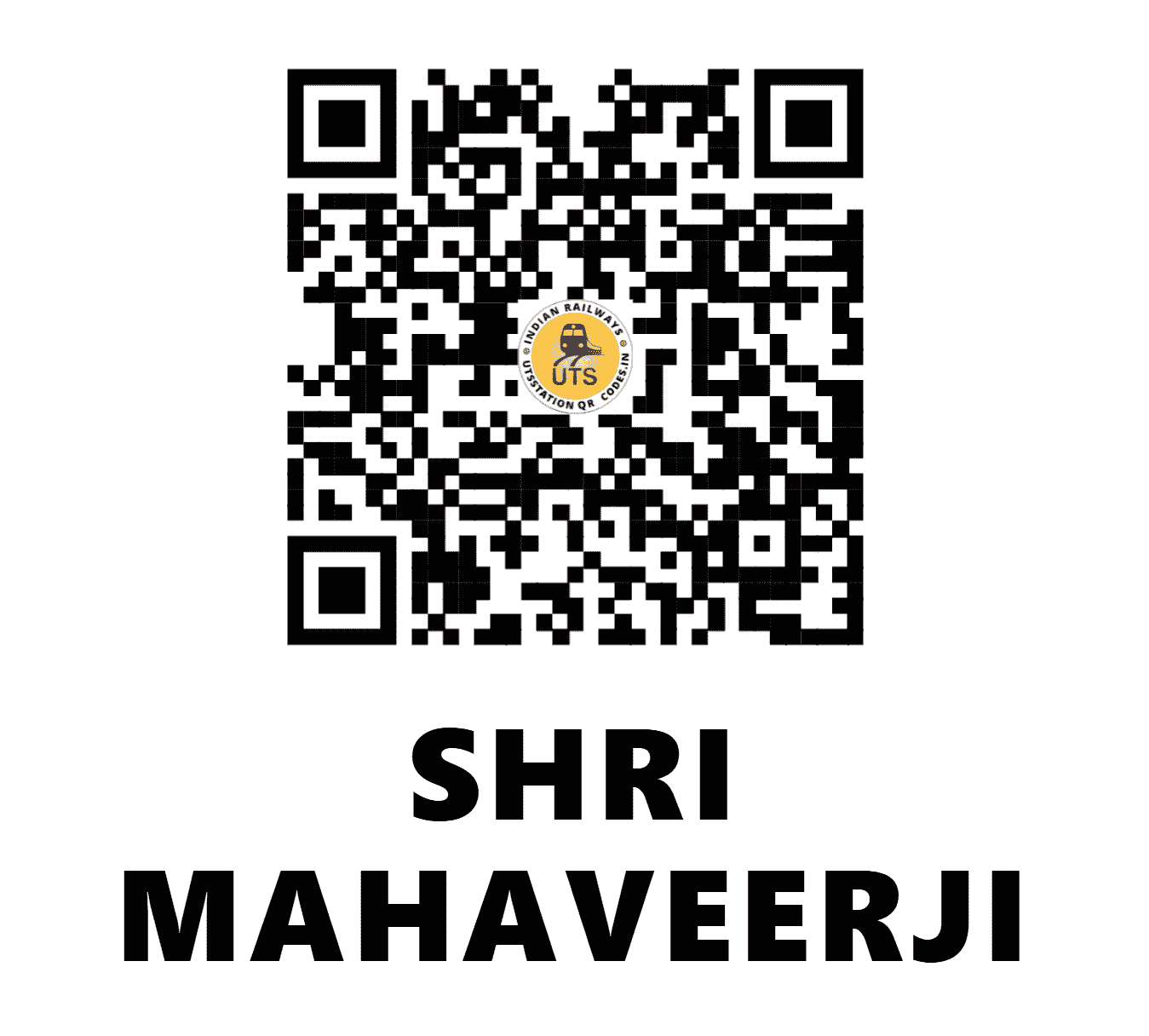 UTS QR Code for SHRI MAHAVEERJI - SMVJ (WC - RAJASTHAN)