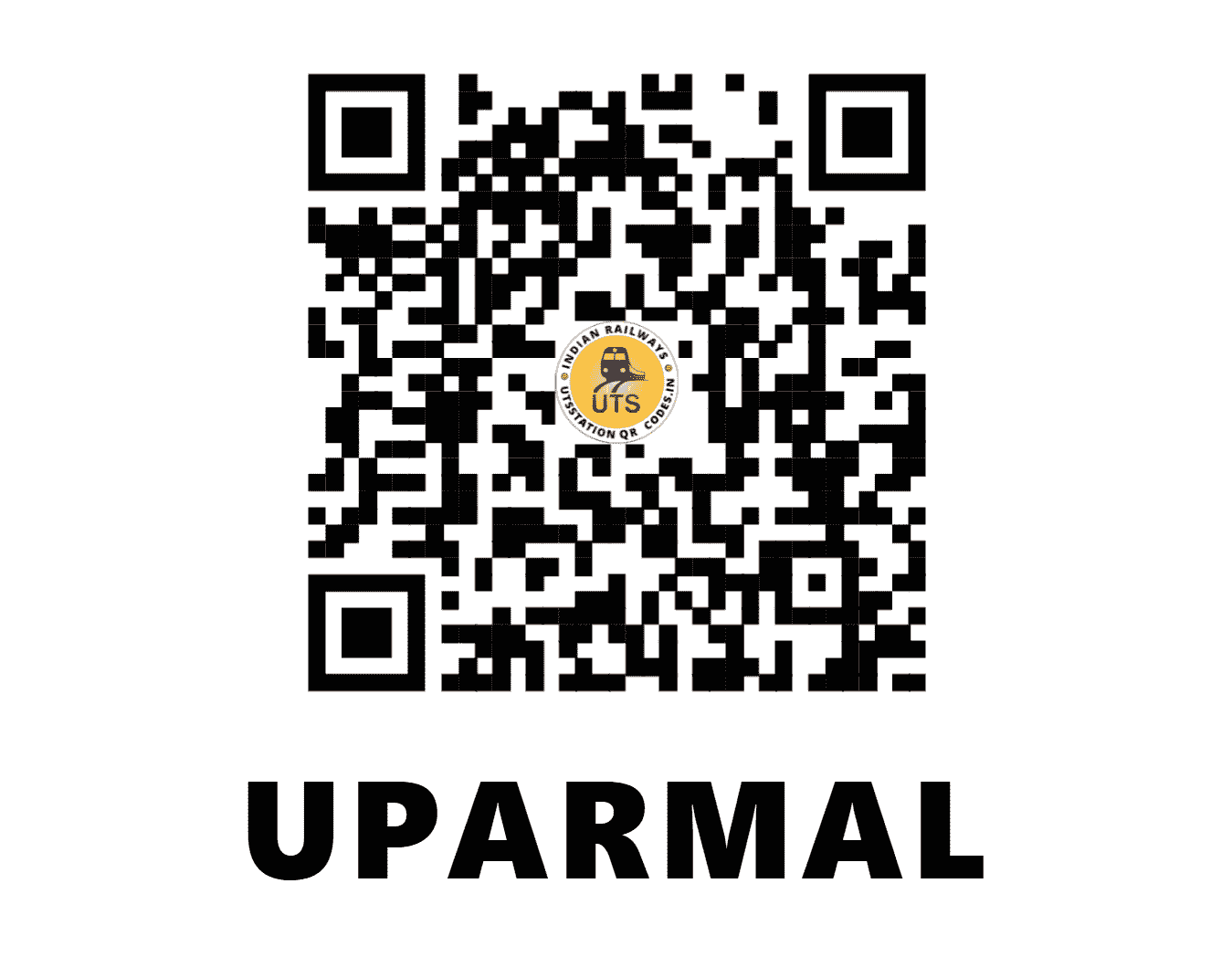 UTS QR Code for UPARMAL - URML (WC - RAJASTHAN)