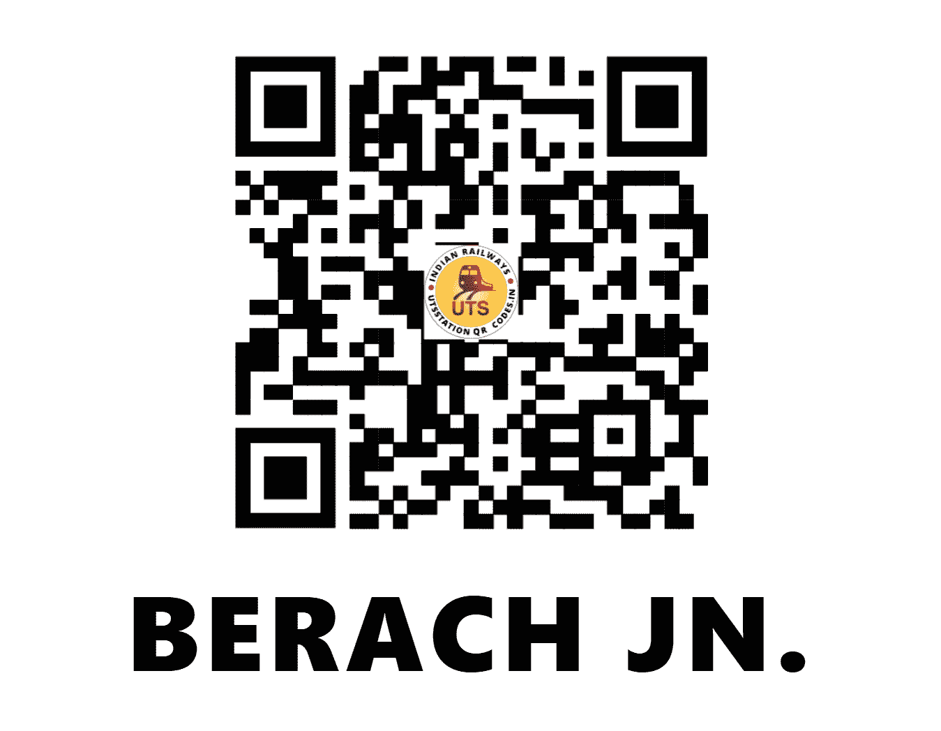 UTS QR Code for BERACH JN. - BEC (WR - RAJASTHAN)