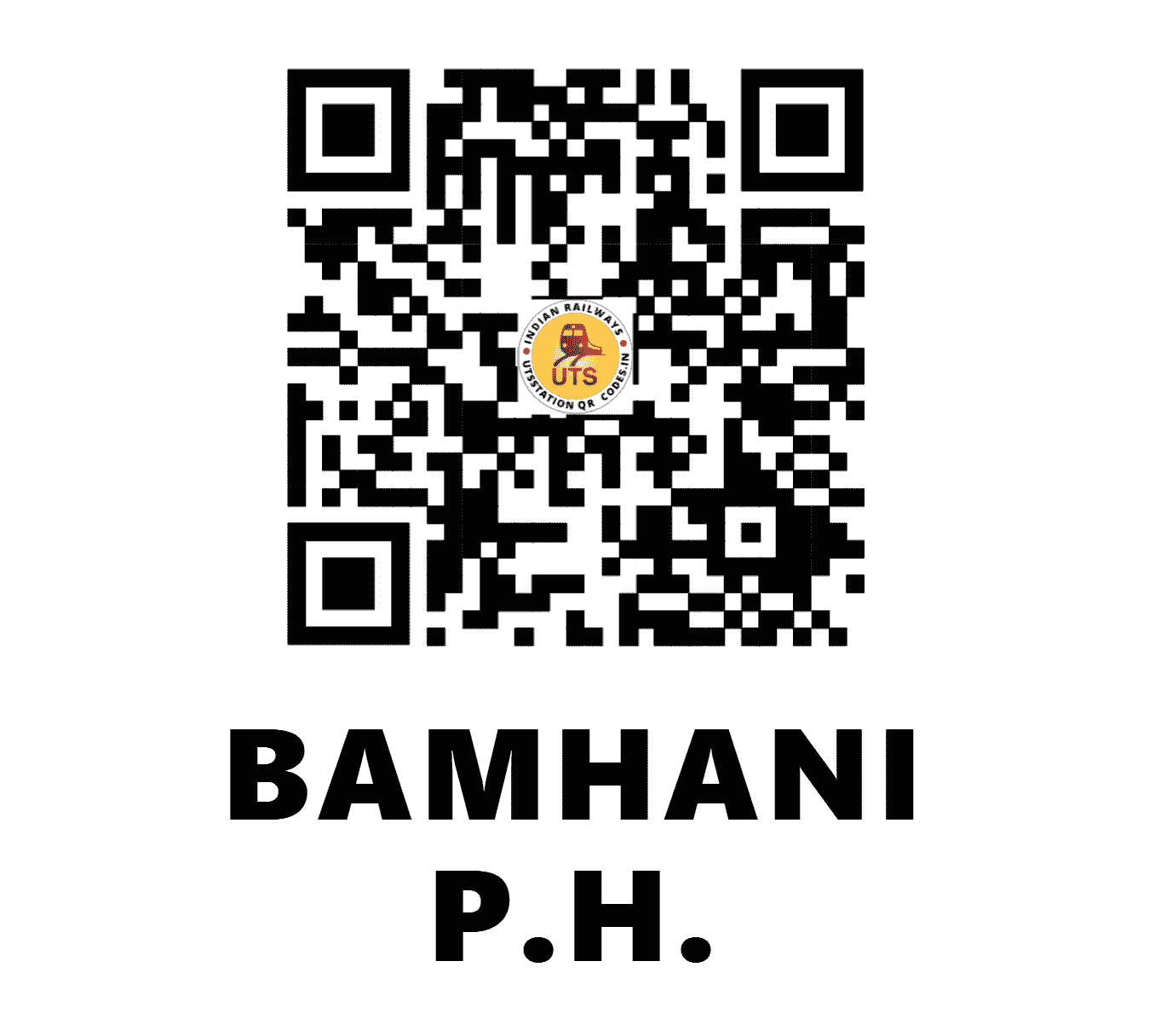 UTS QR Code for BAMHANI P.H. - BMW (SB - )