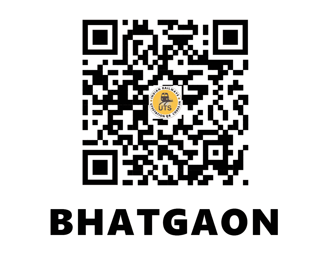 UTS QR Code for BHATGAON - BOV (SB - )