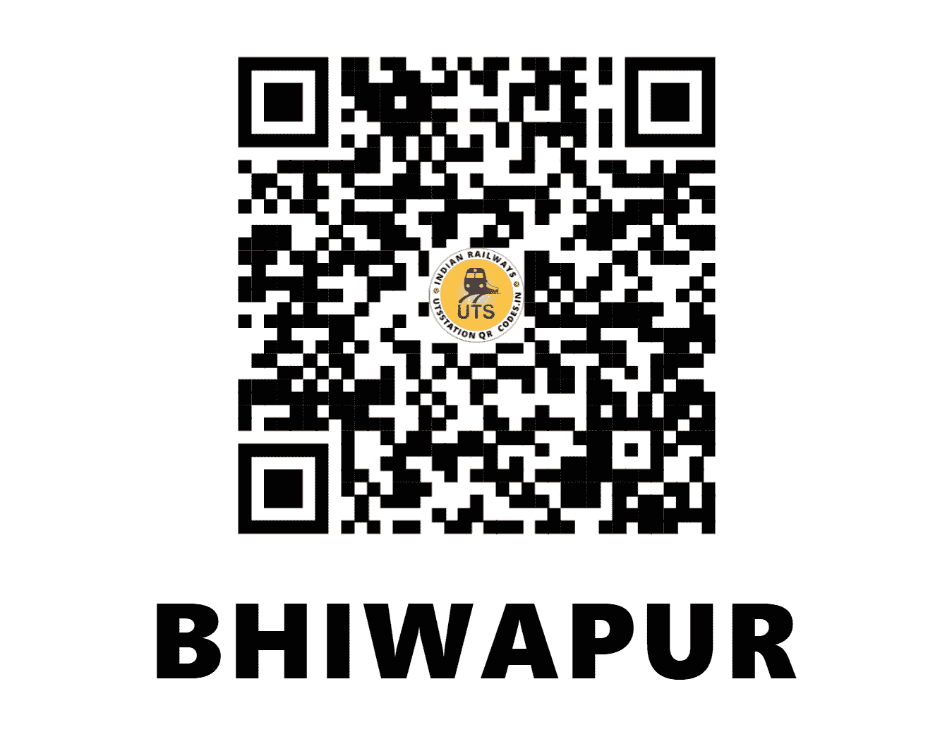 UTS QR Code for BHIWAPUR - BWV (SB - )