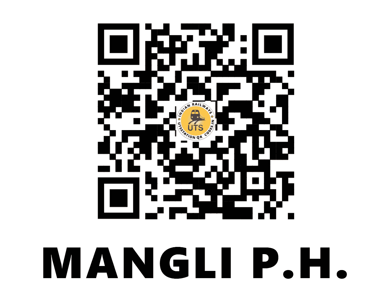 UTS QR Code for MANGLI P.H. - MNGL (SB - )
