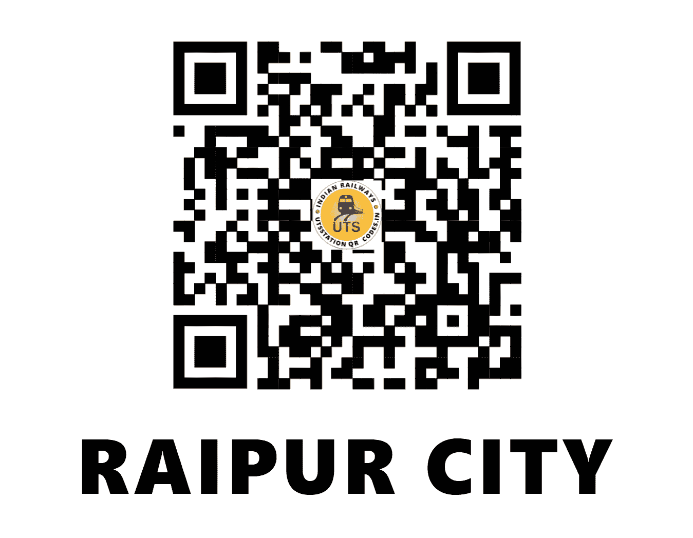 UTS QR Code for RAIPUR CITY - RCT (SB - )