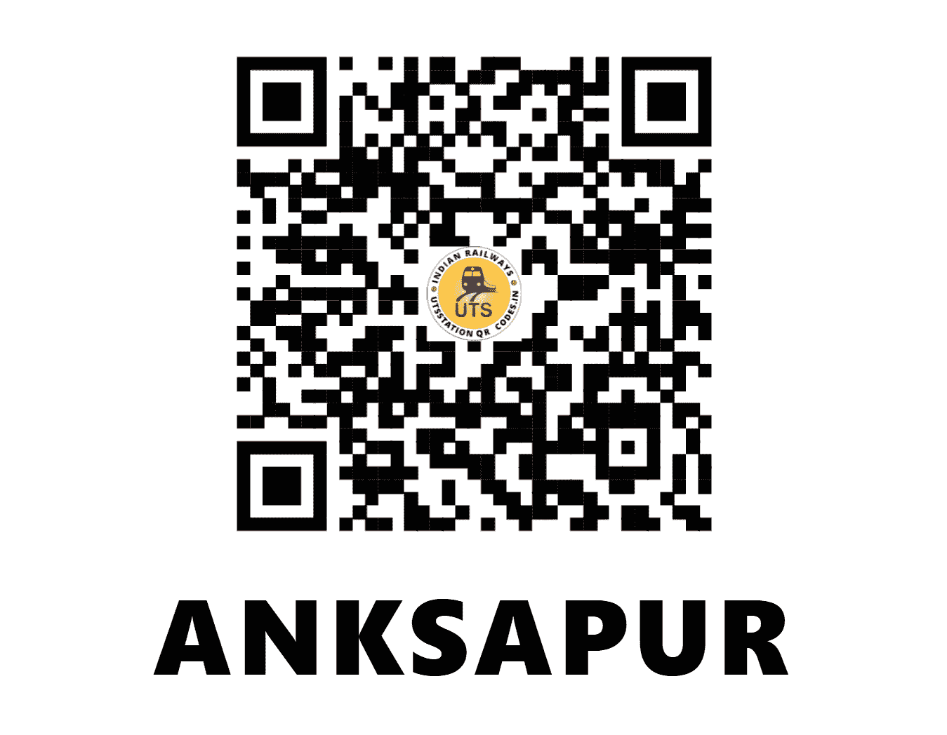 UTS QR Code for ANKSAPUR - AKSP (SC - )
