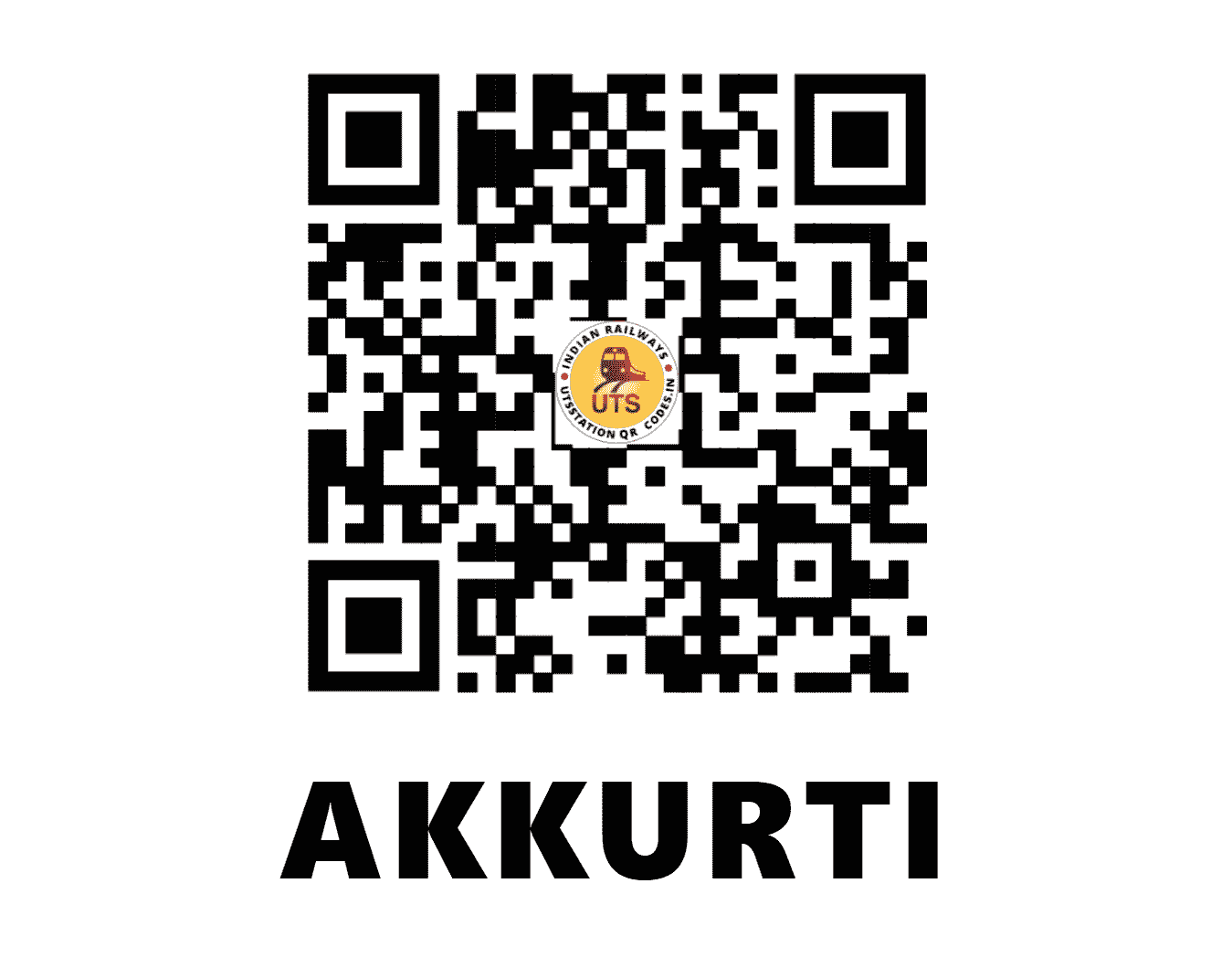 UTS QR Code for AKKURTI - AKY (SC - )