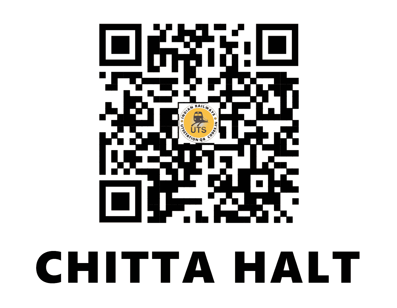 UTS QR Code for CHITTA HALT - CHTT (SC - )