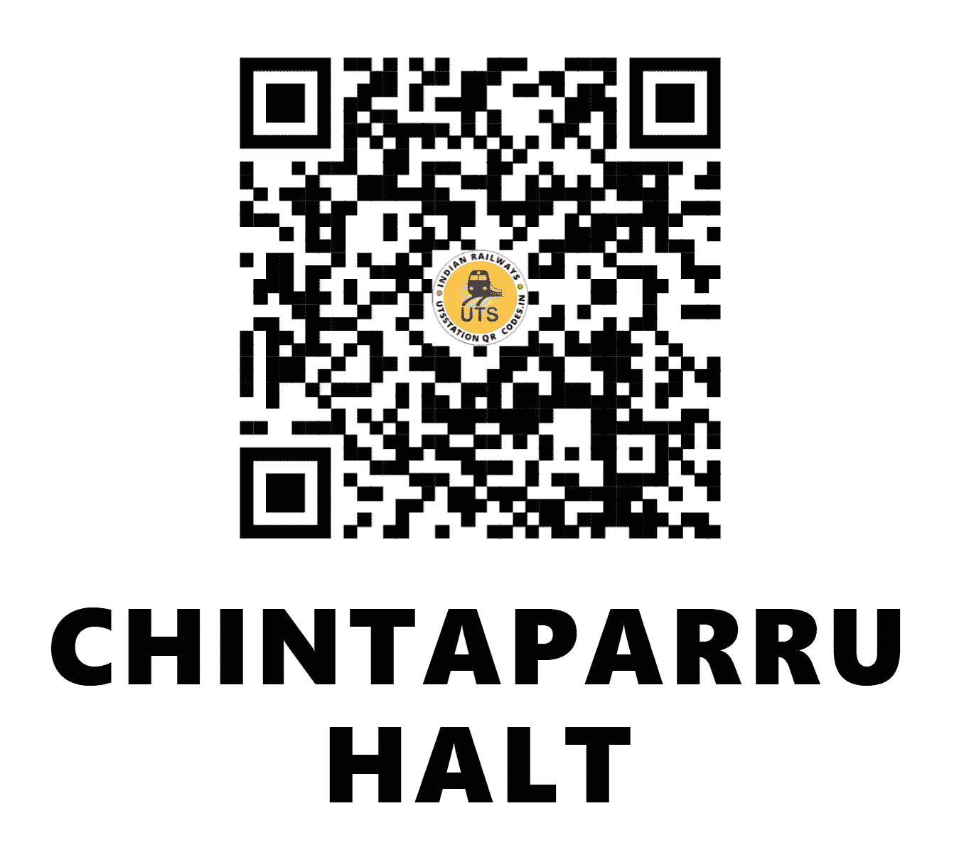 UTS QR Code for CHINTAPARRU HALT - CTPR (SC - )