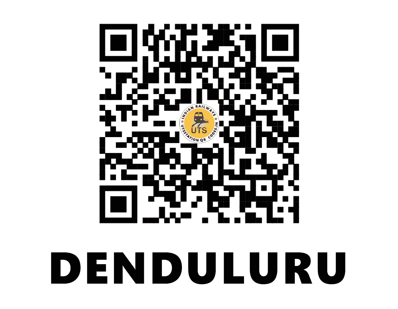 UTS QR Code for DENDULURU - DEL (SC - )