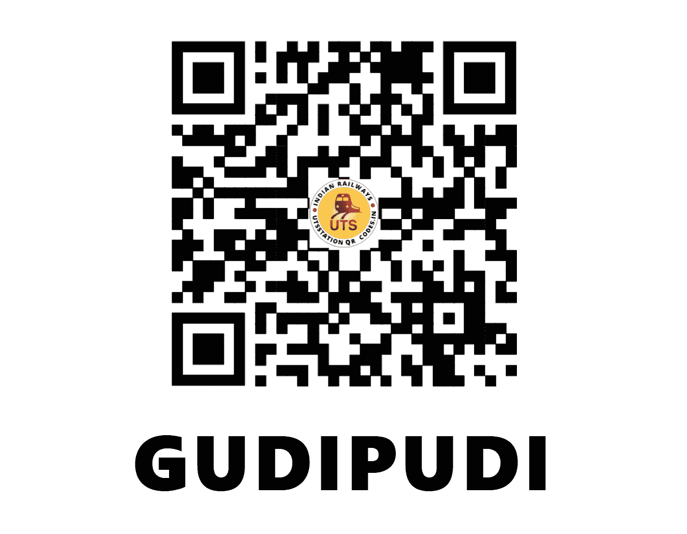 UTS QR Code for GUDIPUDI - GPDE (SC - )