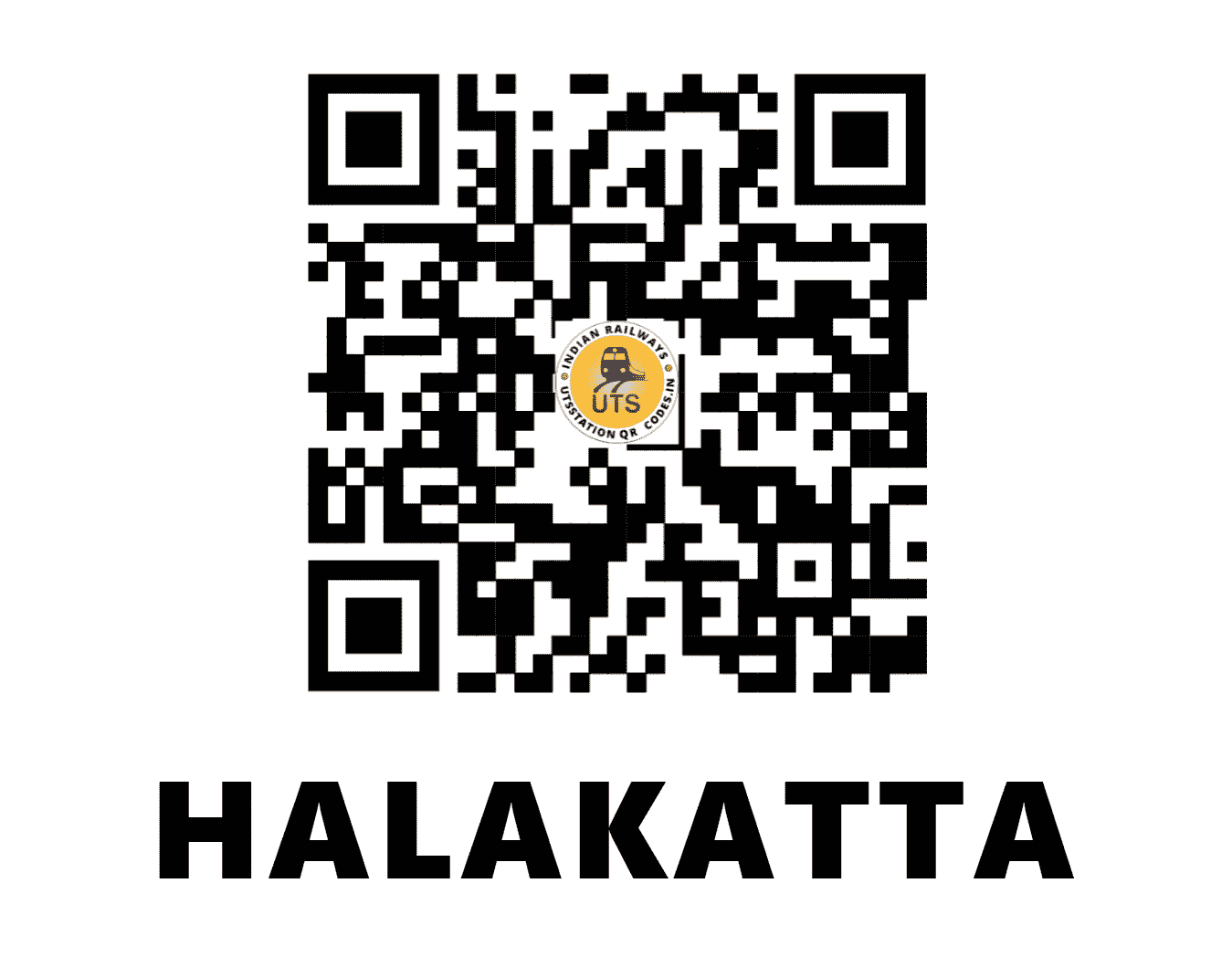 UTS QR Code for HALAKATTA - HLKT (SC - )