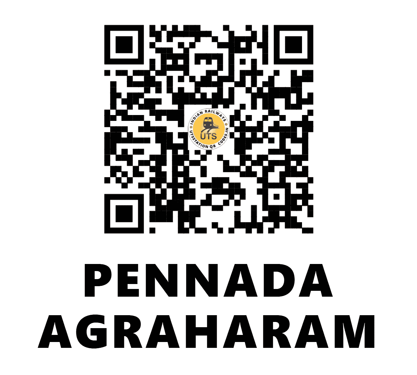 UTS QR Code for PENNADA AGRAHARAM - PAGM (SC - )