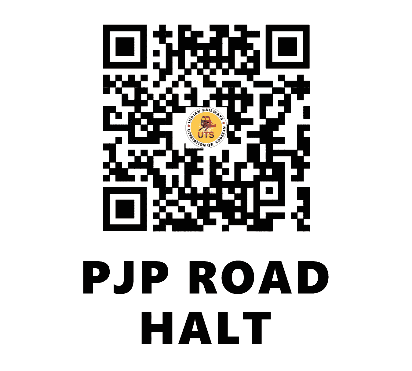 UTS QR Code for PJP ROAD HALT - PJPR (SC - )