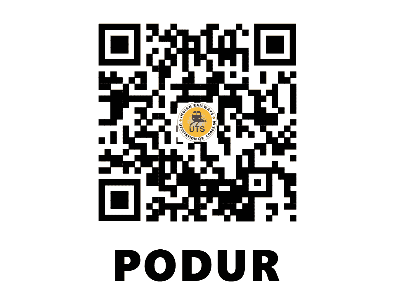 UTS QR Code for PODUR - PUDR (SC - )