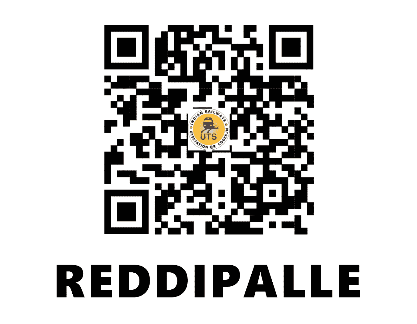 UTS QR Code for REDDIPALLE - RPL (SC - )