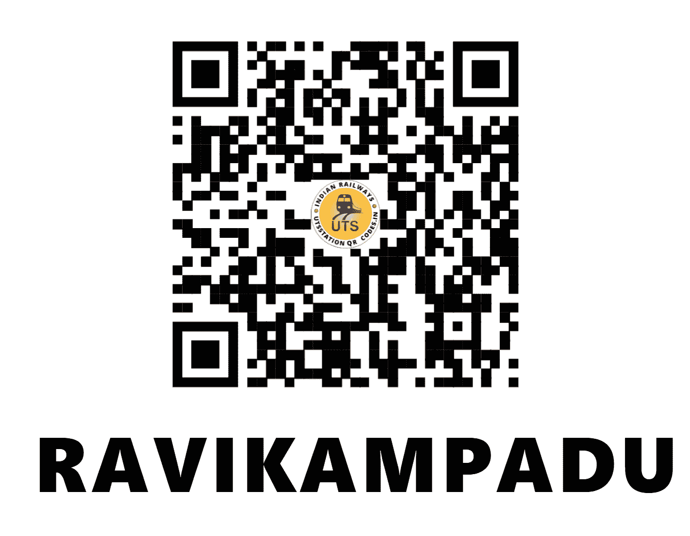 UTS QR Code for RAVIKAMPADU - RVD (SC - )