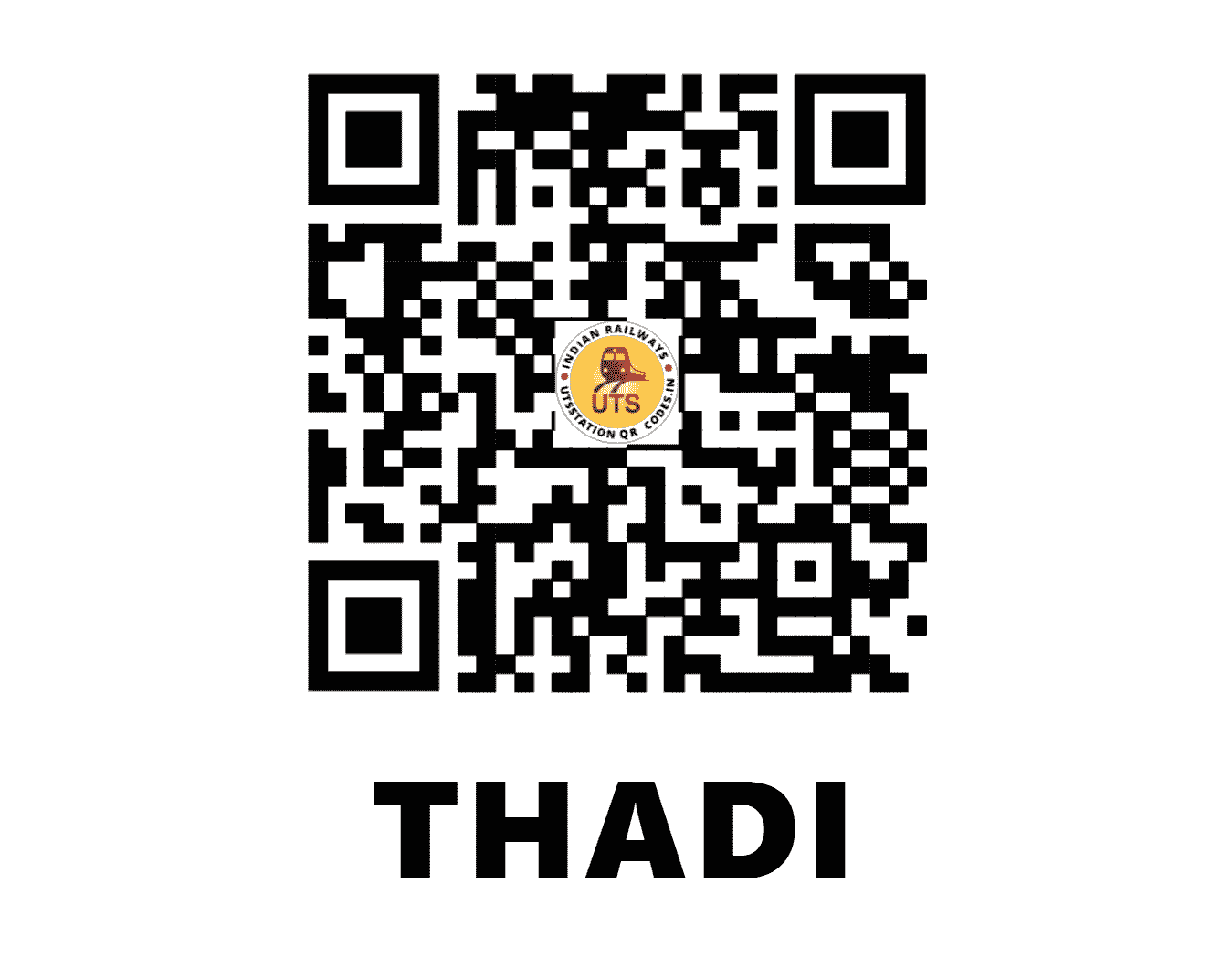 UTS QR Code for THADI - THY (SC - )