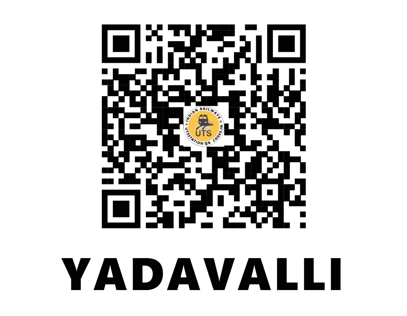 UTS QR Code for YADAVALLI - YADA (SC - )