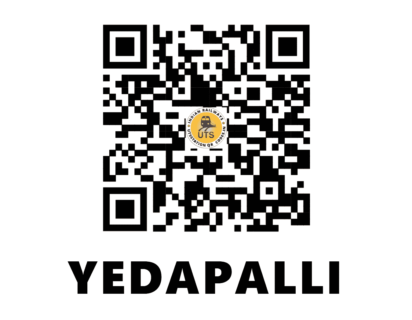 UTS QR Code for YEDAPALLI - YDP (SC - )