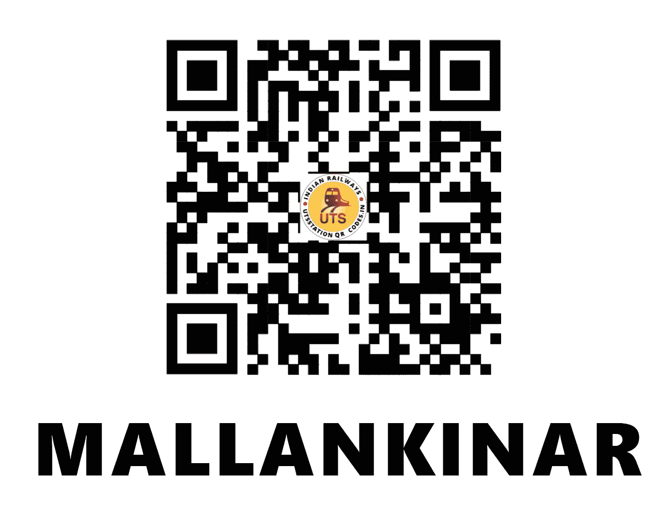UTS QR Code for MALLANKINAR - MNKR (SR - )