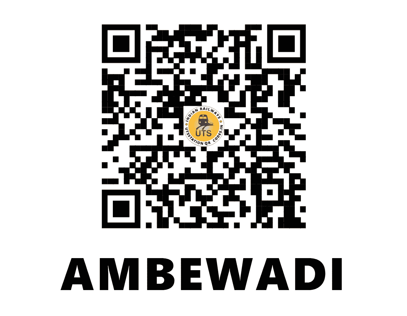 UTS QR Code for AMBEWADI - AVA (SW - )