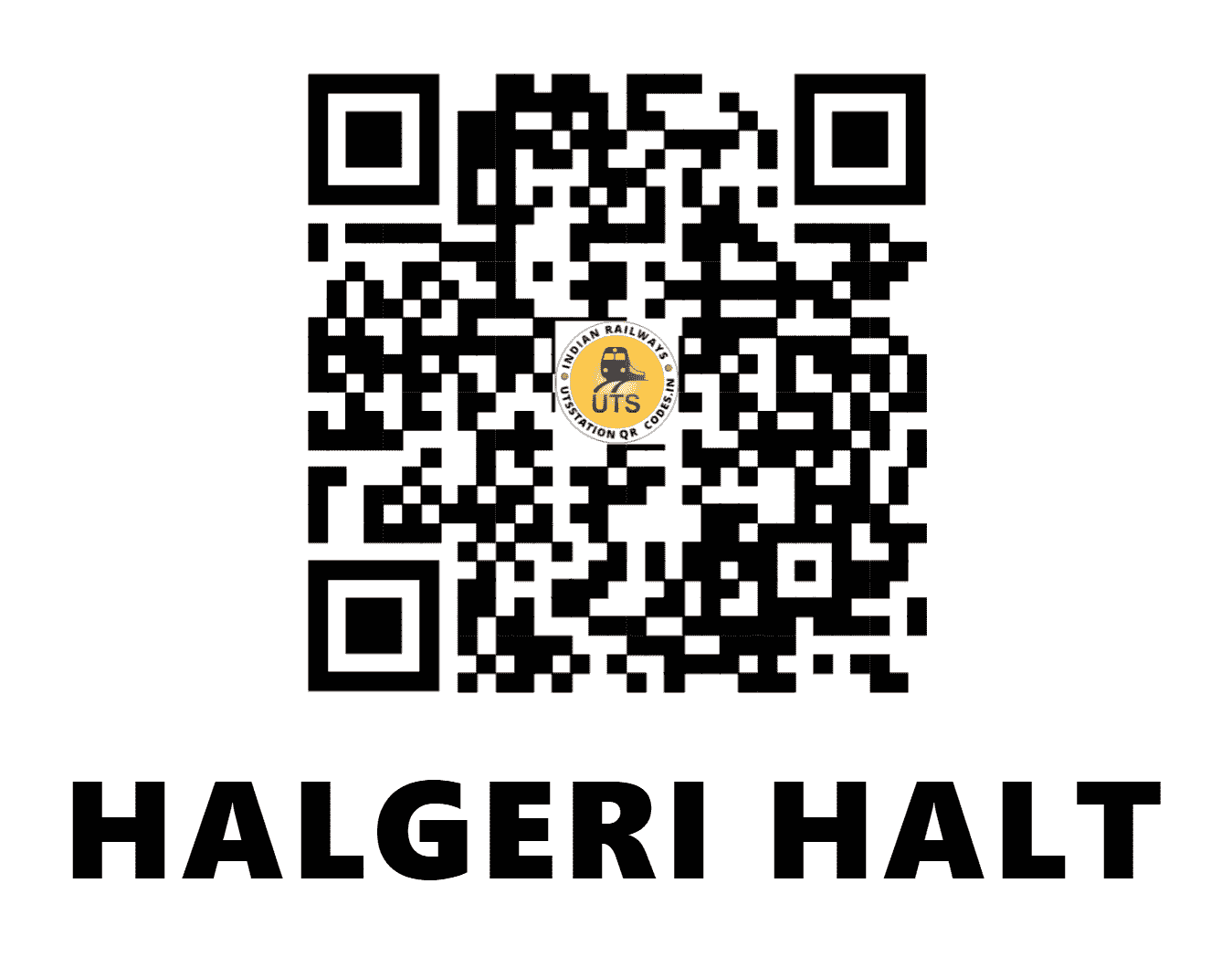 UTS QR Code for HALGERI HALT - HLGR (SW - )