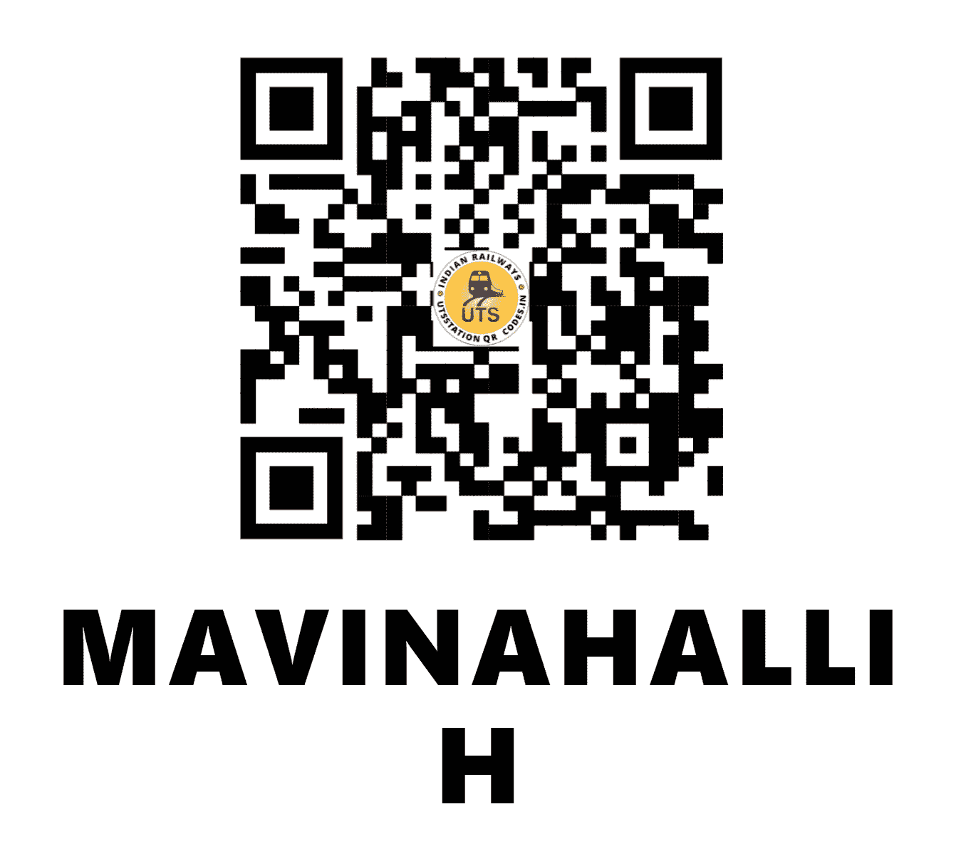 UTS QR Code for MAVINAHALLI H - MVHL (SW - )