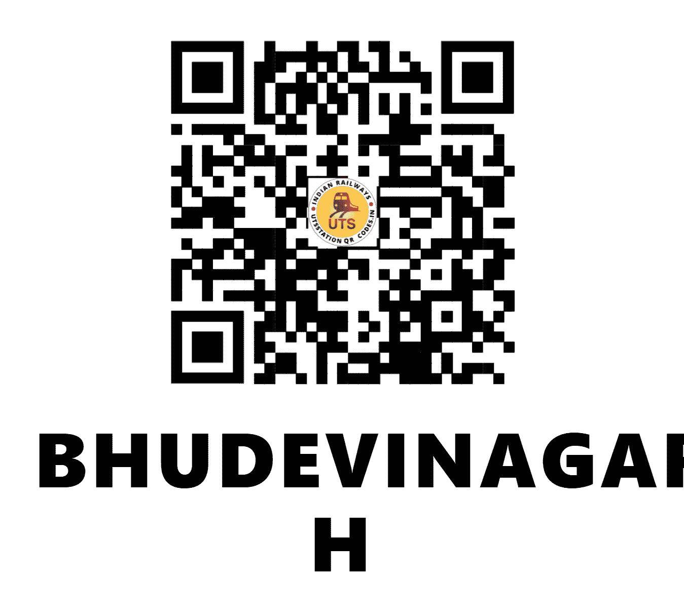 UTS QR Code for BHUDEVINAGAR H - BDNH (SC - TELANGANA)