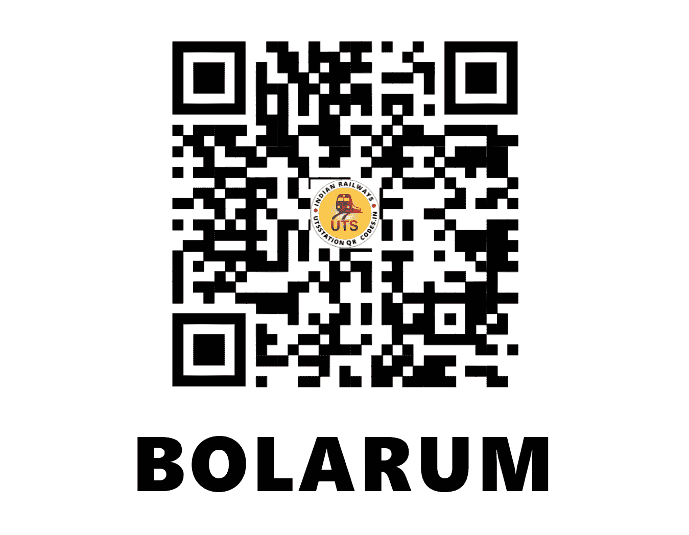 UTS QR Code for BOLARUM - BMO (SC - TELANGANA)
