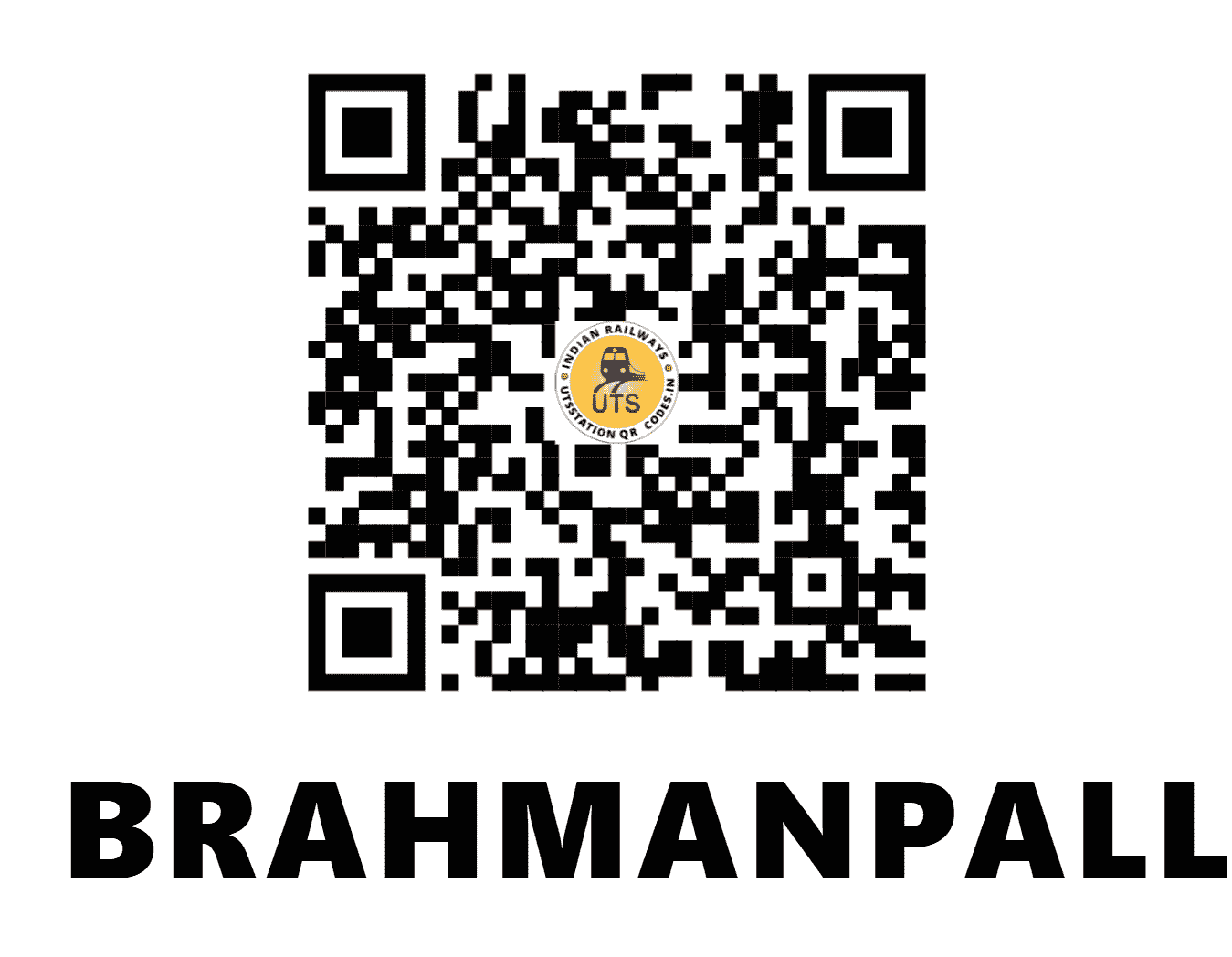 UTS QR Code for BRAHMANPALLI - BMPL (SC - TELANGANA)