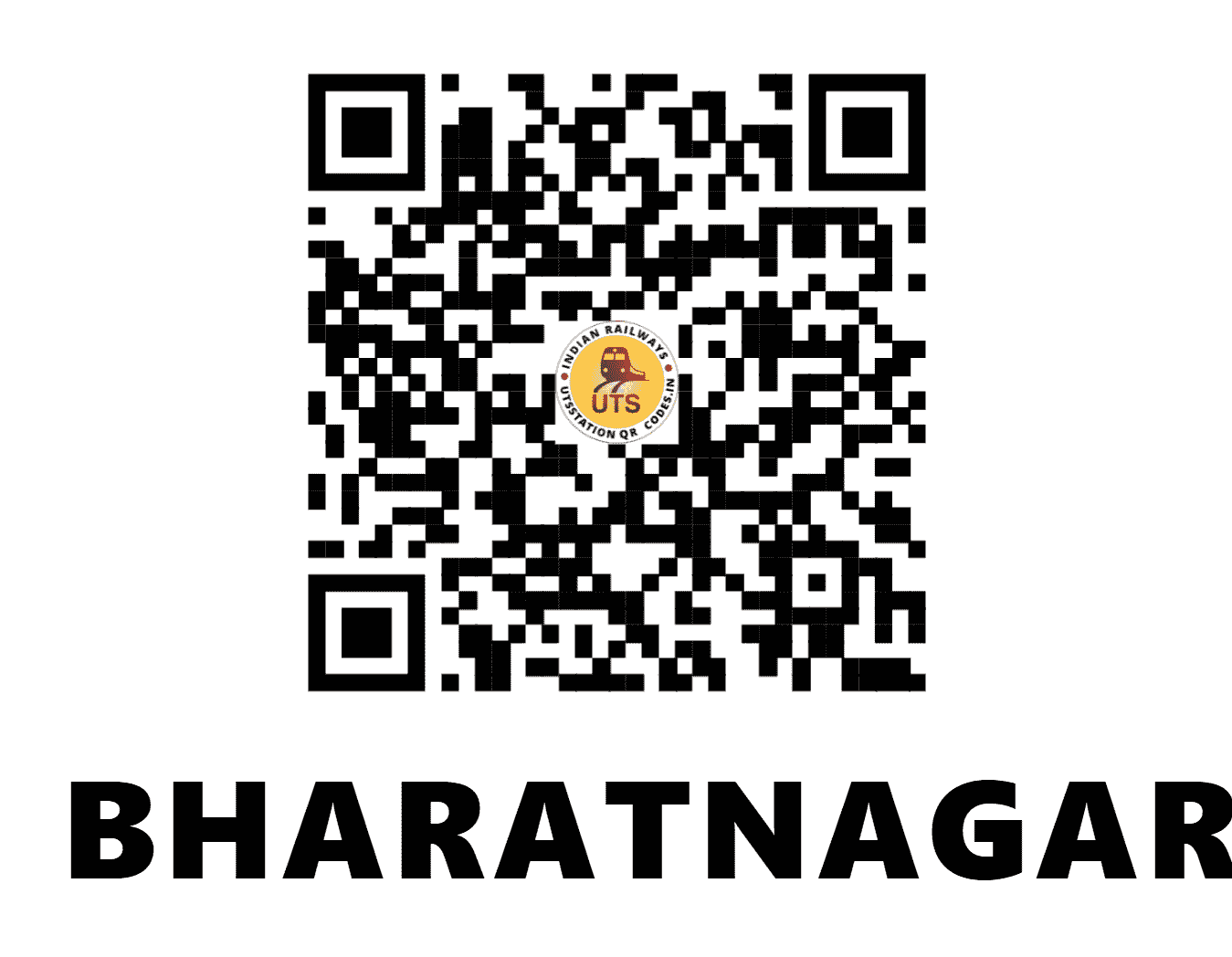 UTS QR Code for BHARATNAGAR - BTNR (SC - TELANGANA)