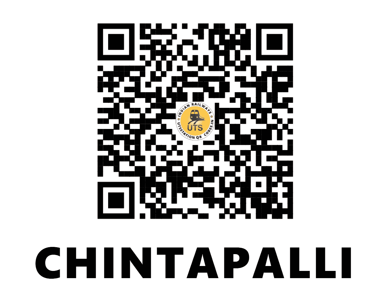 UTS QR Code for CHINTAPALLI - CLE (SC - TELANGANA)