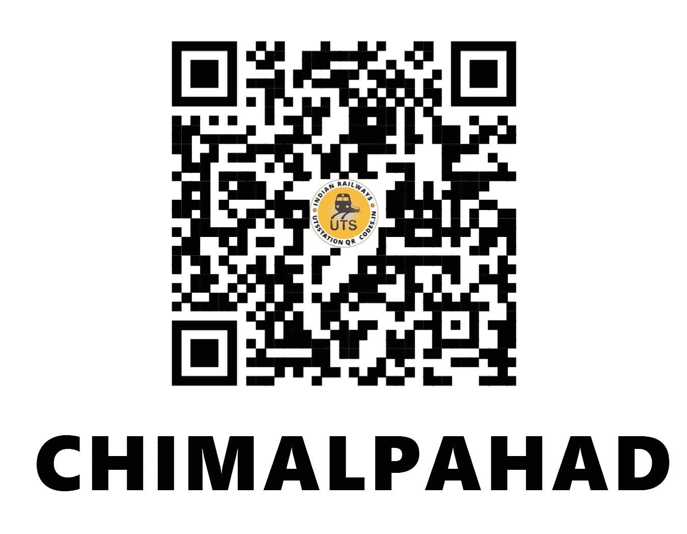 UTS QR Code for CHIMALPAHAD - CMW (SC - TELANGANA)