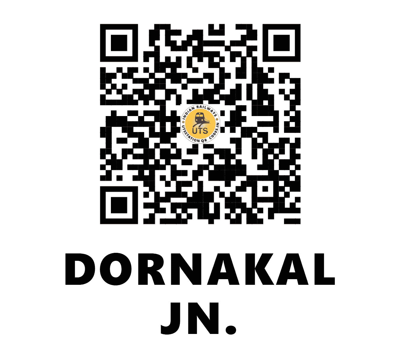 UTS QR Code for DORNAKAL JN. - DKJ (SC - TELANGANA)