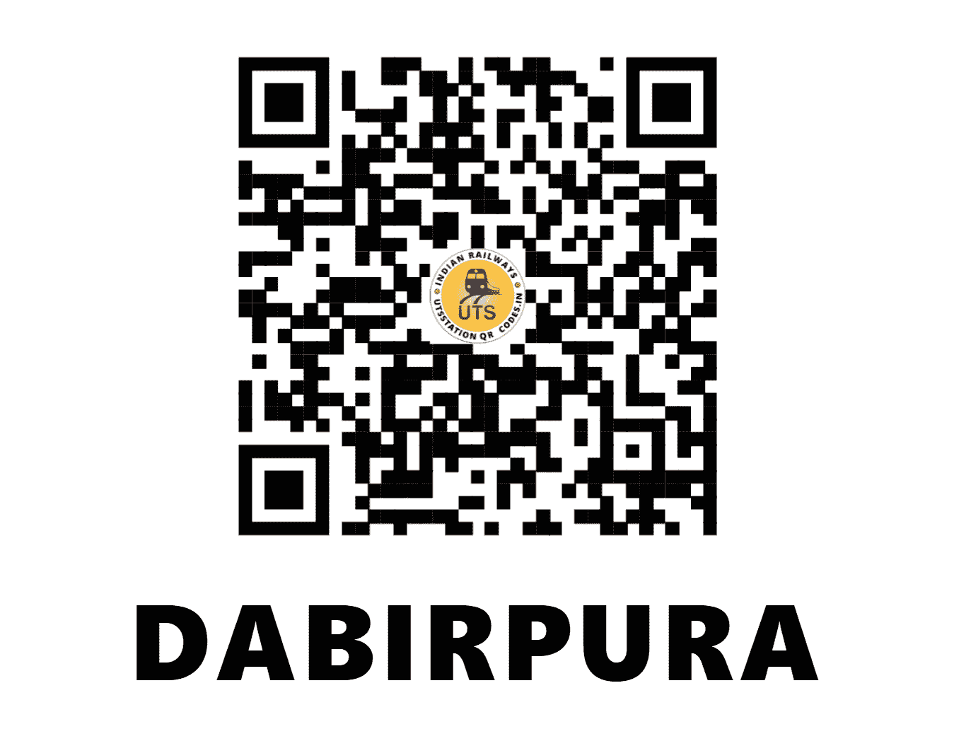 UTS QR Code for DABIRPURA - DQR (SC - TELANGANA)