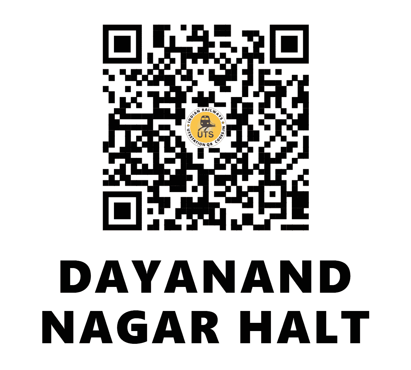 UTS QR Code for DAYANAND NAGAR HALT - DYE (SC - TELANGANA)