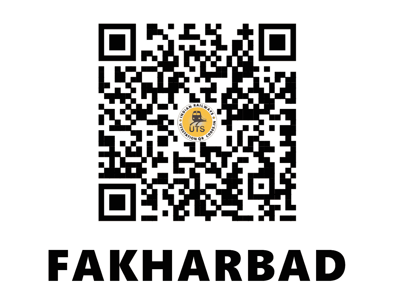 UTS QR Code for FAKHARBAD - FKB (SC - TELANGANA)