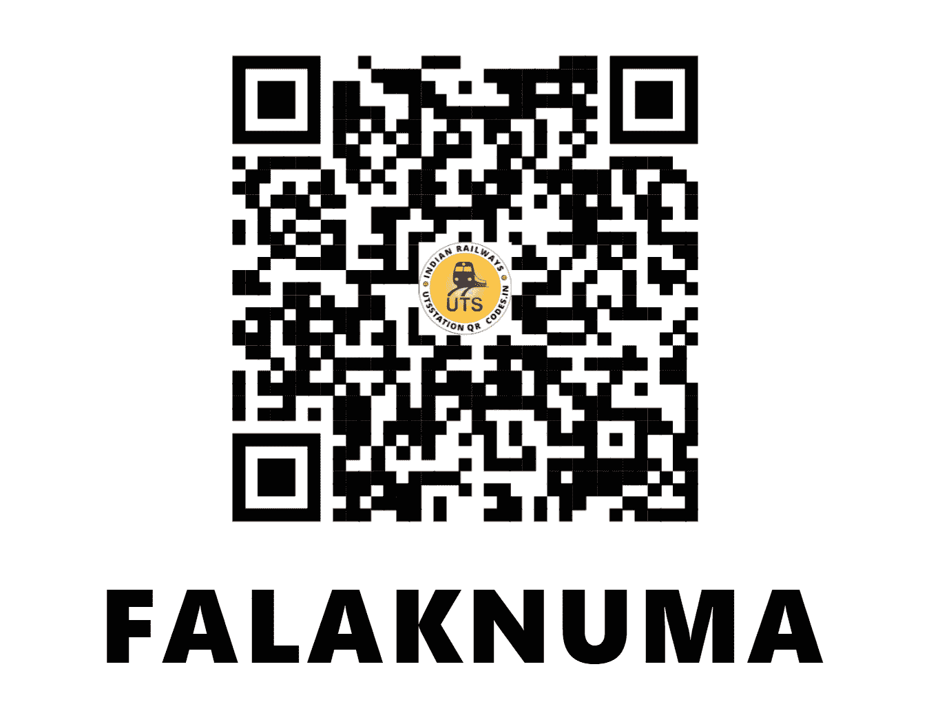 UTS QR Code for FALAKNUMA - FM (SC - TELANGANA)