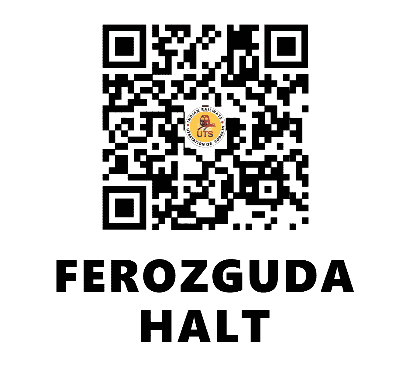 UTS QR Code for FEROZGUDA HALT - FZGH (SC - TELANGANA)