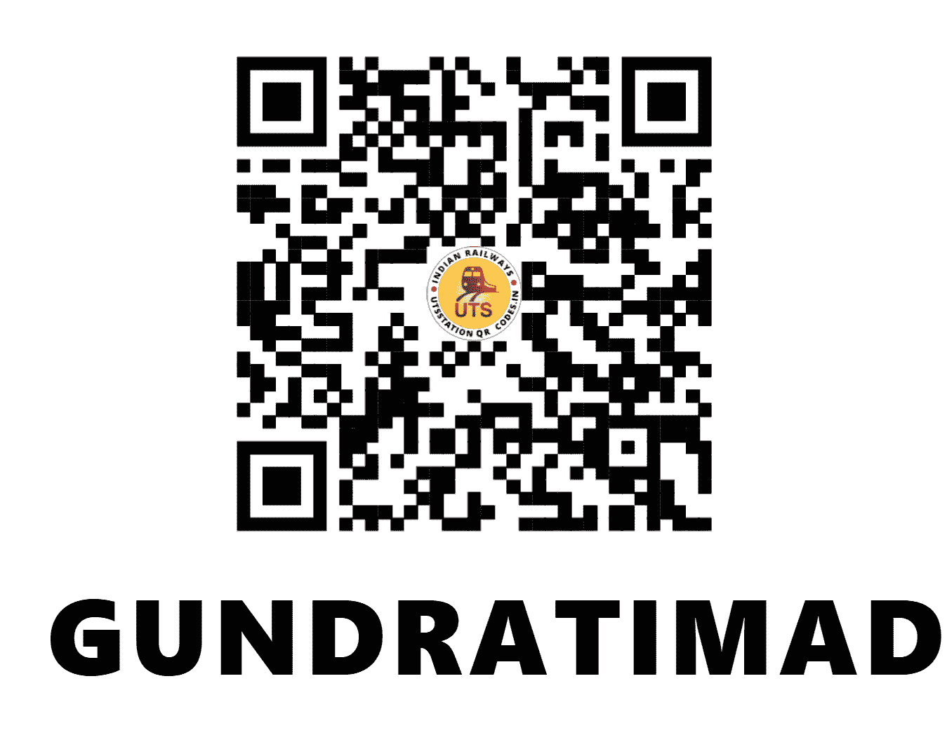 UTS QR Code for GUNDRATIMADUGU - GUU (SC - TELANGANA)