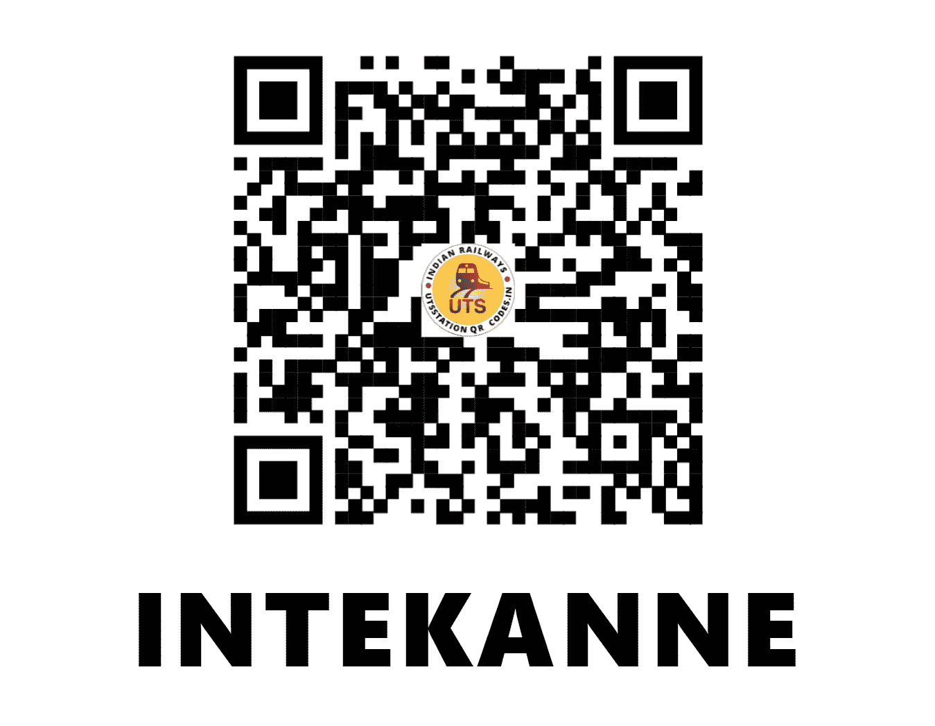 UTS QR Code for INTEKANNE - INK (SC - TELANGANA)