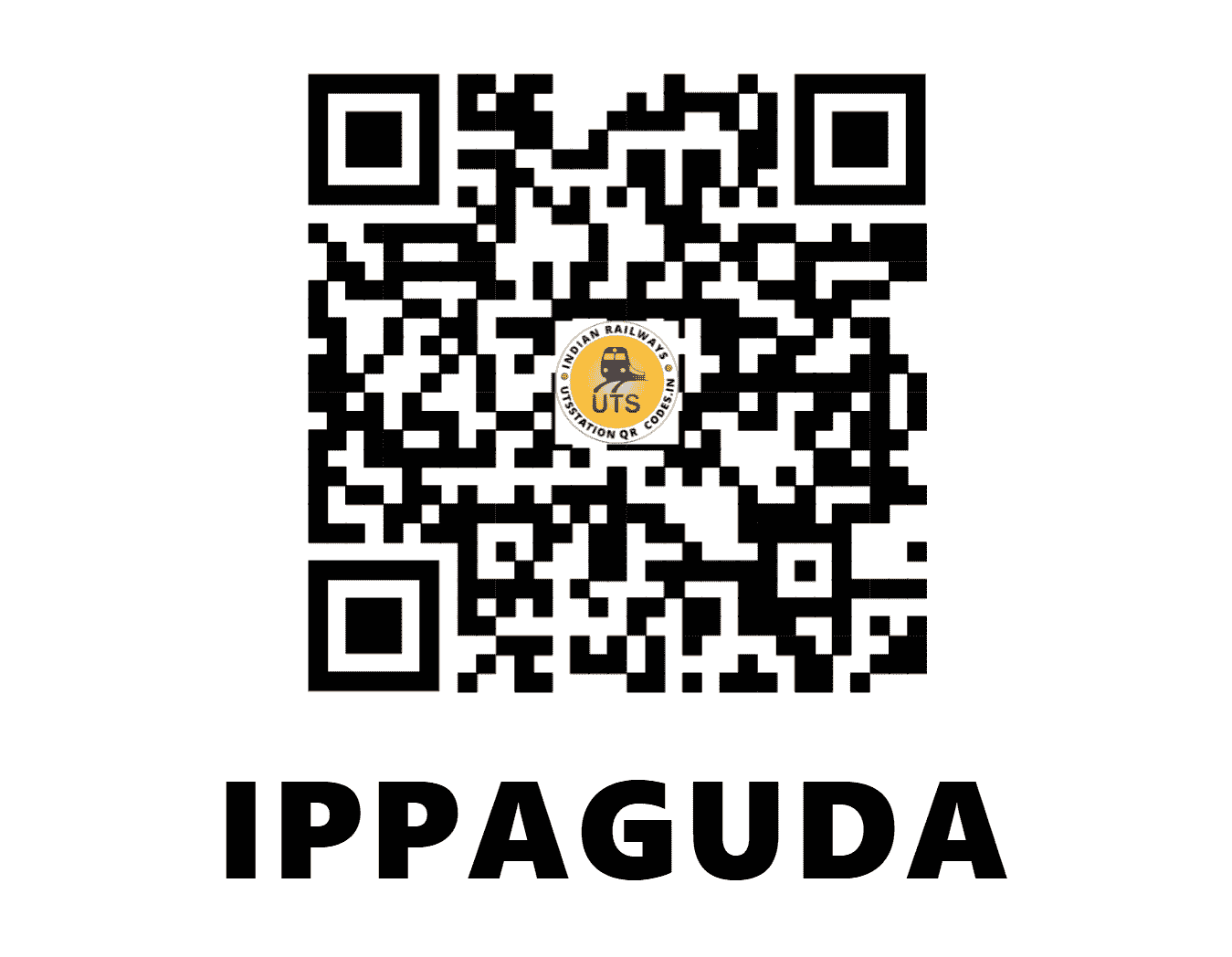 UTS QR Code for IPPAGUDA - IPG (SC - TELANGANA)