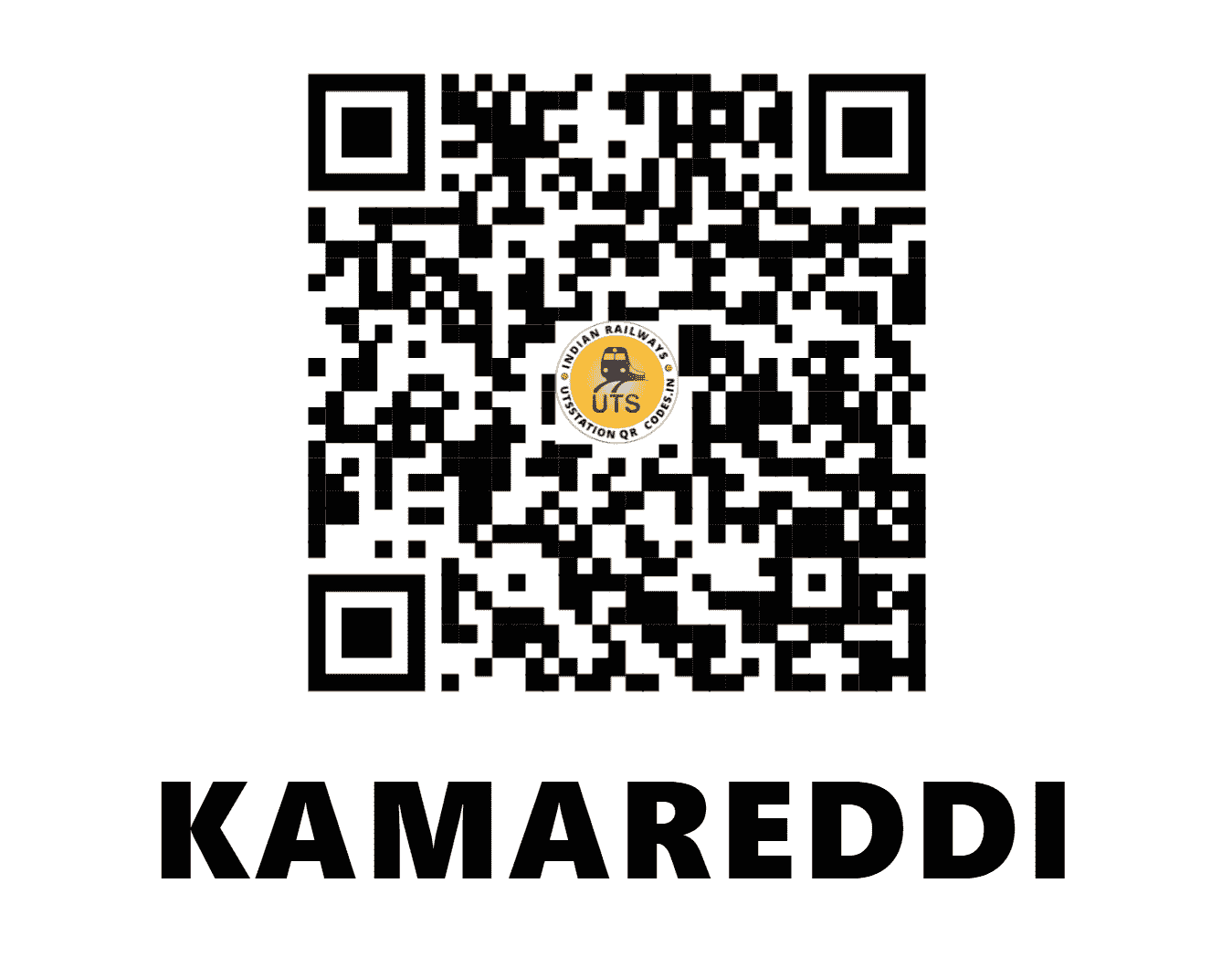 UTS QR Code for KAMAREDDI - KMC (SC - TELANGANA)