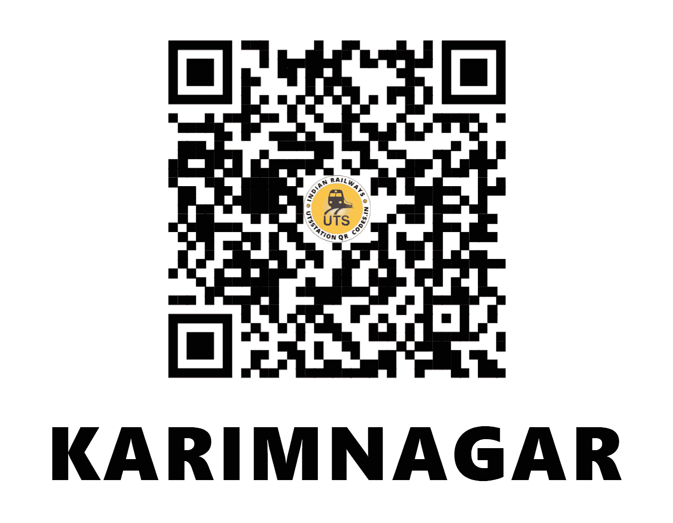 UTS QR Code for KARIMNAGAR - KRMR (SC - TELANGANA)