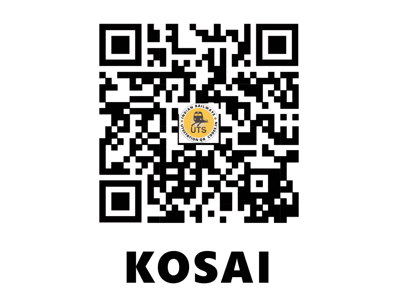 UTS QR Code for KOSAI - KSAE (SC - TELANGANA)