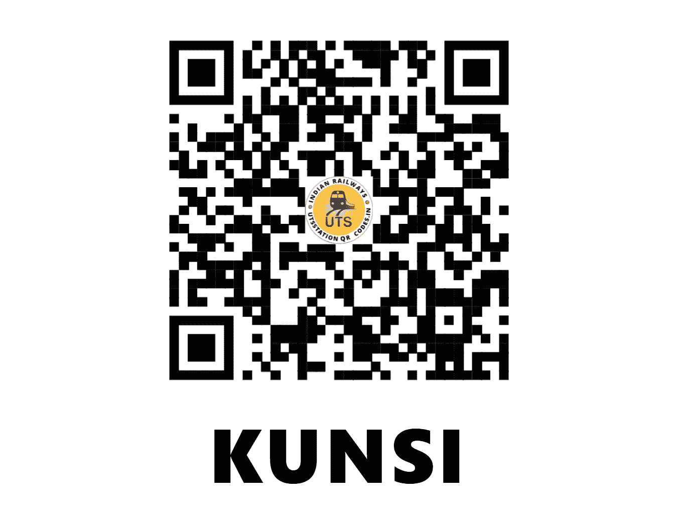 UTS QR Code for KUNSI - KUSI (SC - TELANGANA)