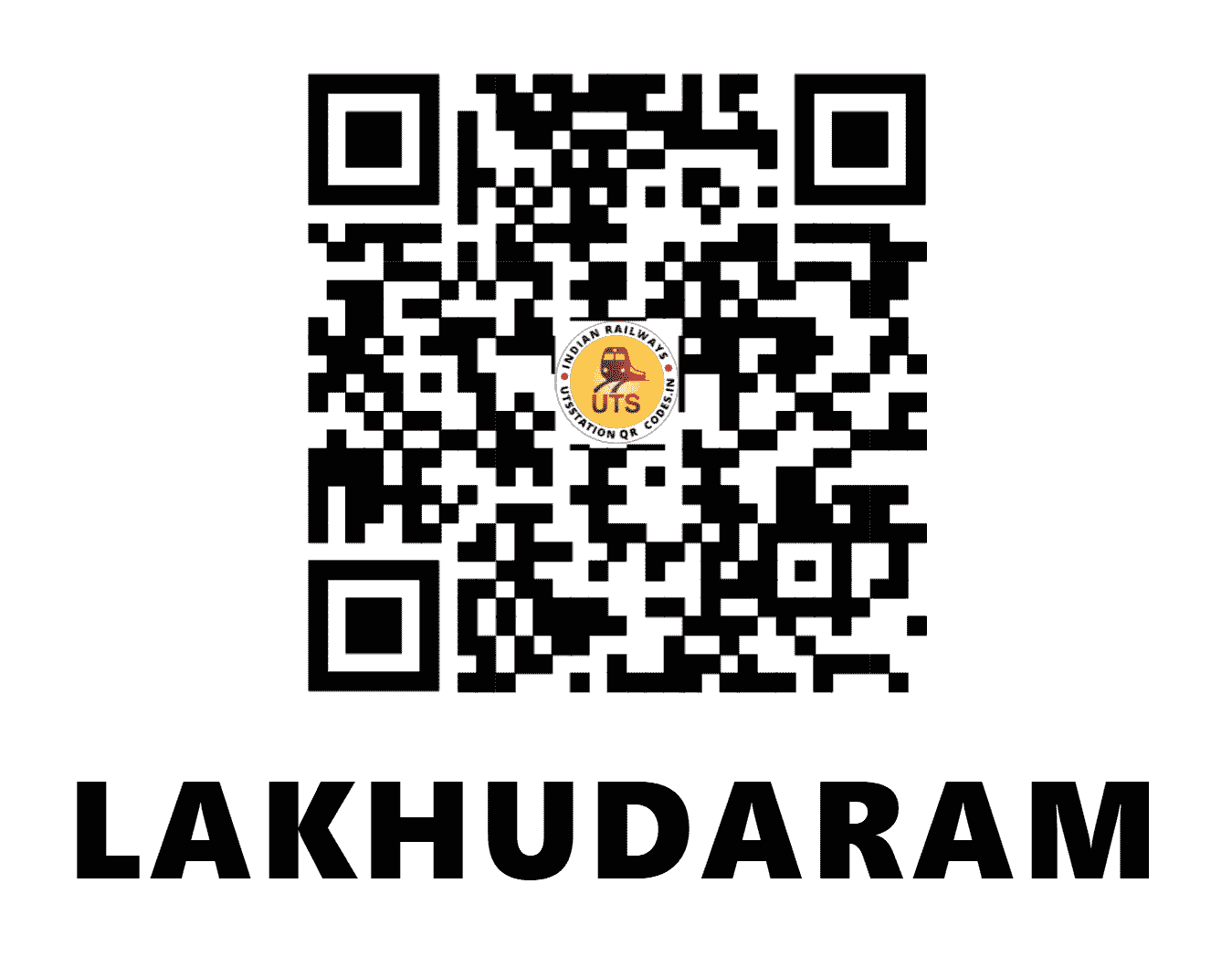 UTS QR Code for LAKHUDARAM - LKDM (SC - TELANGANA)